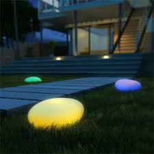 Sourcing guide for solar stone light: Stone Shaped Solar Globe Lights New Landscaping Idea
