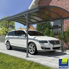 About 0% of these are garages, canopies & carports. Palram Vitoria 5000 Aluminium And Polycarbonate Carport Grey Costco Uk