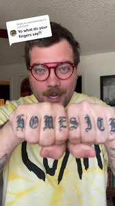 Wrist and Knuckle Tattoo