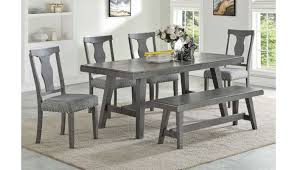 Shop ethan allen's dining table selection! Lavon Table Set Rustic Gray Finish
