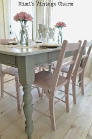 I picked up this dining room hutch on craigslist and documented the transformation into a stylish storage solution that doubles as a display in my sewing stu. Mimi S Vintage Charm Antoinette Dining Room Chairs Painted Kitchen Tables Vintage Dining Room Kitchen Table Makeover