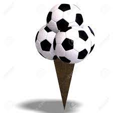 How do you make ice cream at camp? 3d Rendering Of A Soccer Balls In An Ice Cream Cone With Clipping Stock Photo Picture And Royalty Free Image Image 5666082