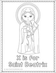 While his brothers entered the military, francis followed an intellectual path to a college in paris. Catholic Letter Of The Week Worksheets And Coloring Pages For U Z