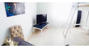 Each studio apartment has a luxurious king size bed, closet, sofa and dining/working table, fully equipped kitchen with dishwasher and convenient access to our 24hr laundry room. Loft Bed Studio Apartment Liepaja 2021 Reviews Pictures Deals