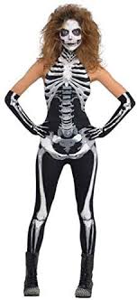 Vestito scheletro adulto taglia 54/56. Amscan Costume Scheletro Bone A Fied Babe L Contiene Vestito Guanti Amazon It Abbigliamento