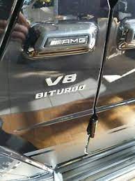 The m157 was featured in the w212 e63, w218 cls63. Original Mercedes G63 Amg V8 Biturbo Abzeichen A4638172600 Neu Ebay