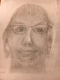 Timed drawing of a famous person with non-dominant hand