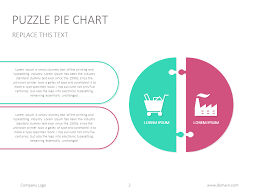 Puzzle Pie Chart Presentation Slide Googleslide Chart