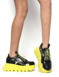 Starboy Chunky Sneakers In Black Pu