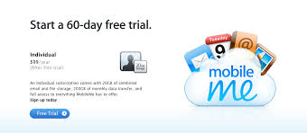 Mobileme Only Available For 60 Day Free Trial Will Most Likely Become Free Service Next Week