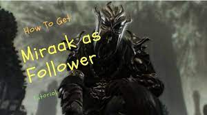 Setstage dlc2mq06 500 click on miraak in console disable enable. Skyrim How To Get Miraak As Follower After Killing Miraak Reupload Youtube