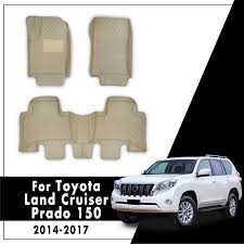 Browse toyota genuine accessories now. Car Floor Mats For Toyota Land Cruiser Prado 150 2017 2016 2015 2014 Car Interior Accessories Waterproof Anti Dirty Leather Floor Mats Aliexpress