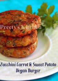Zucchini Carrot Amp Sweet Potato Vegan Burger Patty Tikki Vegetable Burger Sweet Potato Burgers Vegetarian Vegan Recipes