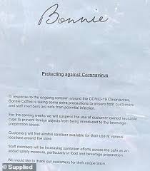 Sample letter of banning a person. Sydney Cafe Bans Customers From Using Their Reusable Cups To Stop The Spread Of The Coronavirus Express Digest