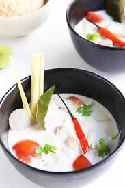 ต้มข่าไก่, pronounced tôm kʰàː kàj; Thai Chicken Coconut Soup Tom Kha Gai Leelalicious