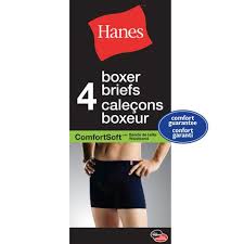 Hanes Mens 4 Pack Comfortsoft Boxer Brief