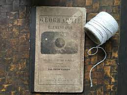 Geographic Elementaire 15 Maps 30 Illustrations 1858 For Schools And Families French Language Philadelphia Miniature Books Miniature Gift Vintage Napkins