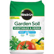 To make it harder for us consumers to compare costs, it is sold in home depot in 64 quart bags. Miracle Gro Moisture Control 1 5 Cu Ft Garden Soil For Vegetables And Herbs 73759430 The Home Depot