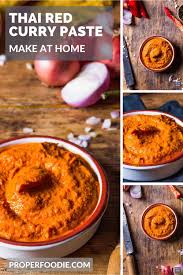 Homemade Thai Red Curry Paste Red Curry Paste Curry Paste Curry