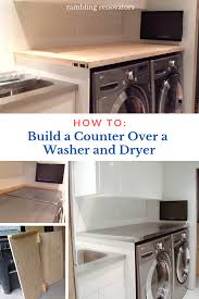 Buy lg 3.6 cf front load washer dryer combo: How To Support A Laundry Room Countertop Over A Washer And Dryer Rambling Renovators