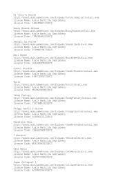 I have been searching for this too for a long time ! License Codes Pdf