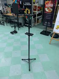 Support, solid tripod, tripod burner stands, tripod stand, distillation apparatus student set, sound meter, osha req., cast iron. Tripod T Stand Bunting Banner Holder Rent Available Home Furniture Others On Carousell