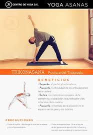 Beneficios De La Practica De Yoga Trikonasana Centro De Yoga Dc Diego Cano Posturas De Yoga Yoga Beneficios Entrenamiento De Yoga