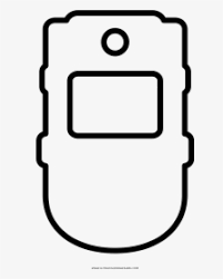 736 x 557 file type: Flip Phone Coloring Page Hd Png Download Kindpng