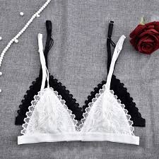 New users enjoy 60% off. Lace Bra Sexy Lingerie Floral Pattern Underwear Women Soild Simple Comfort Wire Free Bralette 3 4 Cup Bras For Woman Girls Bras Aliexpress