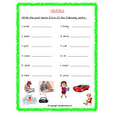 Please choose from the grammar areas. English Verbs Past Tense Worksheet 1 Grade 3 Estudynotes