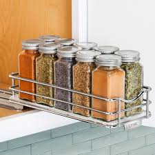 Lynk Professional Pull Out Spice Rack Organizer In Chrome Pull Out Spice Rack Spice Rack Organiser Spice Rack Slide Out