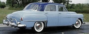 Image result for Racine Blue 1950 Chrysler