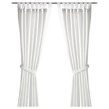 Decorative magnetic curtain holdbacks are sold in pairs. Lenda Curtains With Tie Backs 1 Pair White 140x250 Cm Ikea