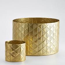 Vase Cache Pot Metal Embosse Erledur La Redoute Interieurs Cache Pot Vase Deco Vases Decoratifs