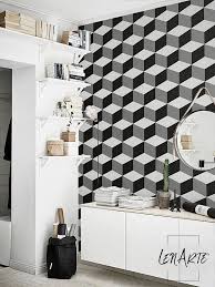 Black And Gray Wallpaper Design Cube Wallpaper 3d Pattern Modern Wallpaper Removable Wallpaper Peel And Stick Black And White Pattern Wall Covering 34 Modern Wallpaper Wall Paint Designs Home Decor