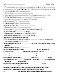 Video Worksheet Movie Guide For Bill Nye Genes Third Grade Social Studies Teacher Resources Elementary Teaching Phonics