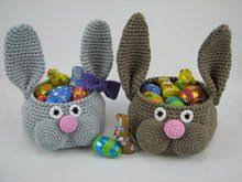 Crochet Pattern Bunny Egg Cosy Korb Hakeln Hakeln Ostern Osterkorbchen Basteln