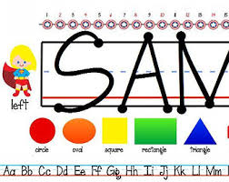 Student Desk Tag Etsy