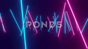 City animated digital wallpaper, cyberpunk, neon, night, building exterior. Abstract Fluorescent Background Neon Ba Stock Video Pond5