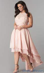 High Low Plus Size Wedding Guest Dress With Lace Plus Size Wedding Guest Dresses Plus Size Formal Dresses High Low Prom Dresses