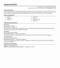 senior beautician resume example asiha