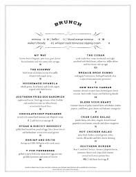Brunch Menu Items The Southern Of Nashville Brunch Menu Brunch Brunch Restaurants