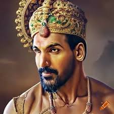 John Abraham posing as a Mughal king