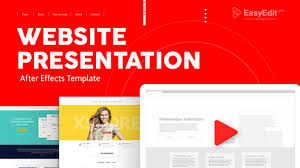 Modern zoom telescopic slideshow after effects template. Website Promo After Effects Templates Videohive