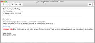 Our notice explains how we use cookies and how you can manage them. Breaking Attack St George Bank Phishing Email Scam