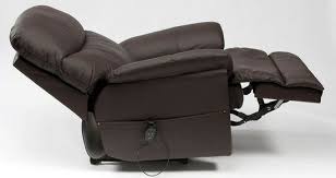 A Beautifully Super Comfy Electric Rise And Recliner Chair In Trendy Dark Finish Chair Recliner Chair Recliner