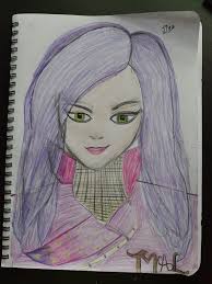 Descendants Mal Drawing For Kid Drawings Aurora Sleeping Beauty Disney Characters