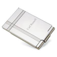 Looking for a thoughtful and useful business gift for a loved one, friend or colleague? Dual Tone Silver Metal Business Card Holder