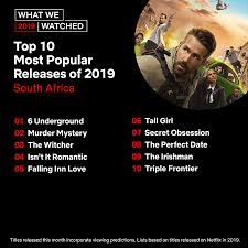 Unlearning (netflix original comedy special) 23/03/2021. South Africa S Most Watched Films And Shows On Netflix In 2019