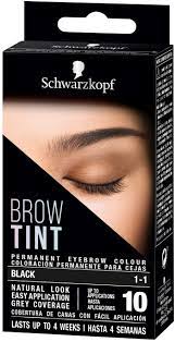 We offer a special lash & brow tint combo! Schwarzkopf Brow Tint Professional Formula Eyebrow Dye Brow Tinting Kit With Gentle Permanent Colour Black Amazon Co Uk Beauty